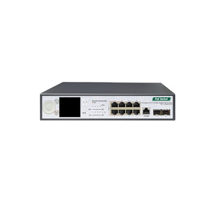 8-Port Gigabit+2G SFP+1Console LCD Display Managed High PoE Switch（8-Port PoE，Port1-4 Support 802.3af/at/bt , Port5-8 Support 802.3af/at Standard）